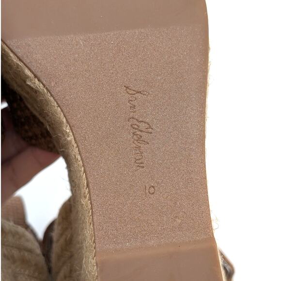 Sam Edelman Vada Espadrille Wedge Heel Platform Sandals Women's Size US10 EU41 - Picture 8 of 11